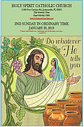Jan 20th ’19 – 2nd Sunday in Ordinary Time