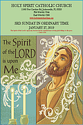Jan 27th ’19 – 3rd Sunday in Ordinary Time