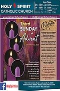 December 13th ’20 – Third Sunday of Advent