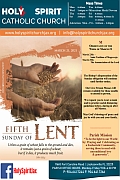 March 21st ’21 – Fifth Sunday of Lent