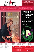 December 11th ’22 – Third Sunday of Advent