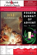 December 18th ’22 – Fourth Sunday of Advent