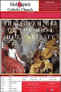 June 4th ’23 – Solemnity of the Most Holy Trinity