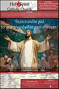February 1st ’26 – Fourth Sunday in Ordinary Time