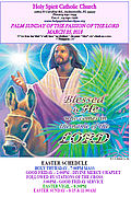 Mar 25 ’18 – Palm Sunday of the Lord’s Passion