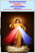 Apr 8th ’18 – Sunday of Divine Mercy