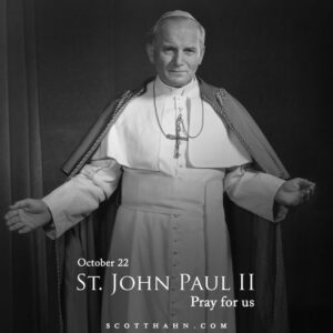 Thursday, October 22 - optional Memorial of Saint John Paul II, pope