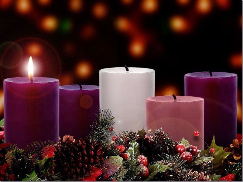 first sunday of advent candle