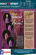 November 29th ’20 – The First Sunday of Advent