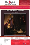 March 26th ’23 – Fifth Sunday of Lent