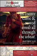 July 19th ’26 – Sixteenth Sunday in Ordinary Time